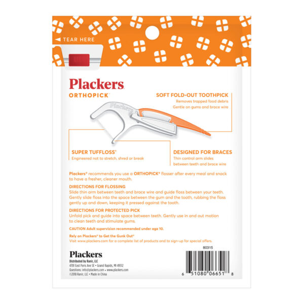 Plackers Orthopick Flossers